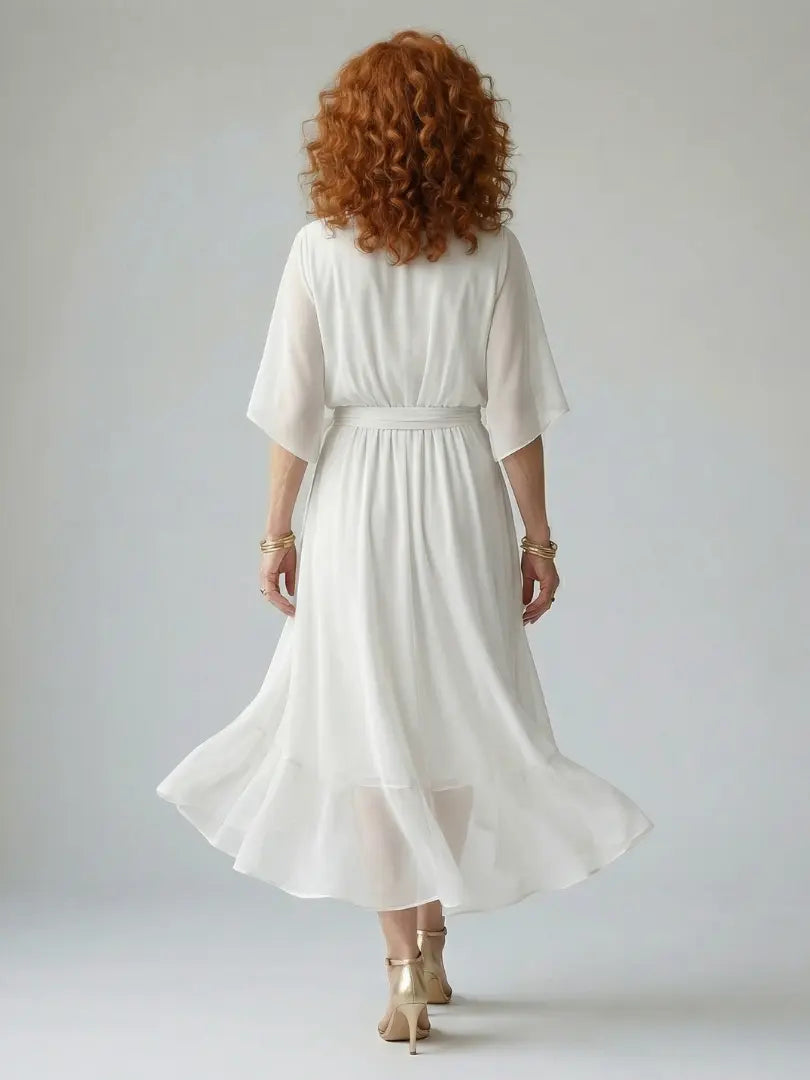 Elric | Light Drape Midi Dress CULT ÉIRE
