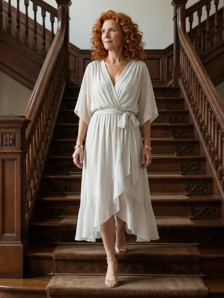 Elric | Light Drape Midi Dress CULT ÉIRE