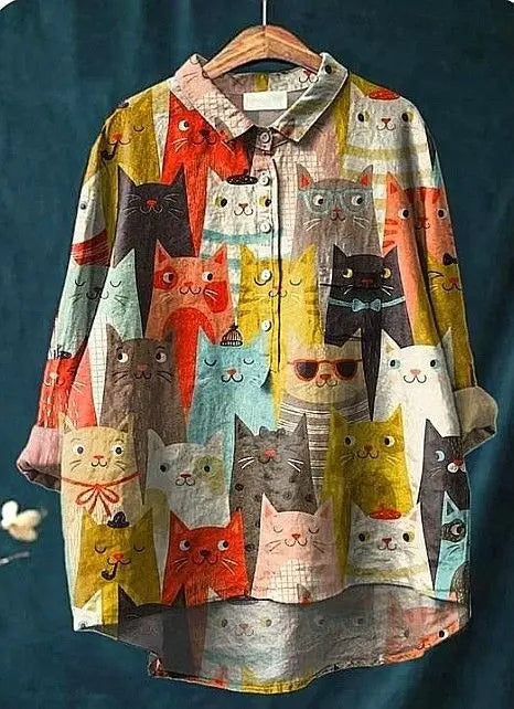 Milo | Artistic Cat Print Women&