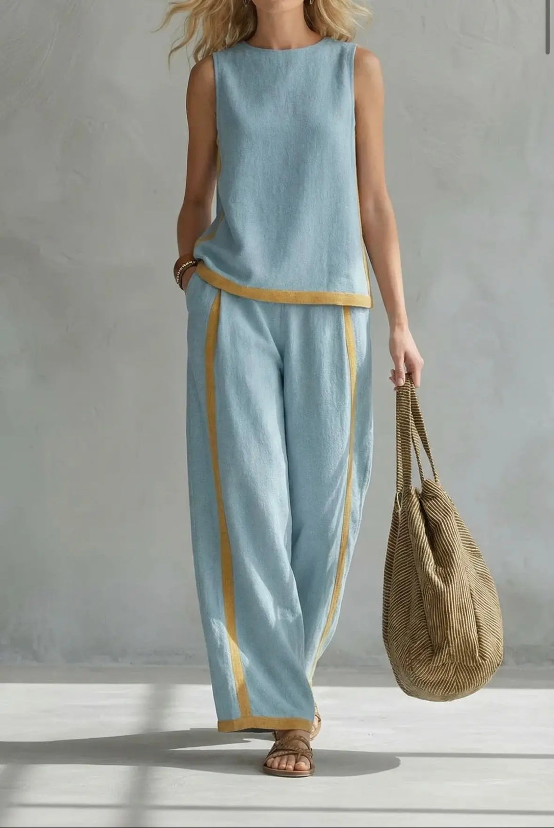 LEILA | Elegant Cotton and Linen Set CULT ÉIRE