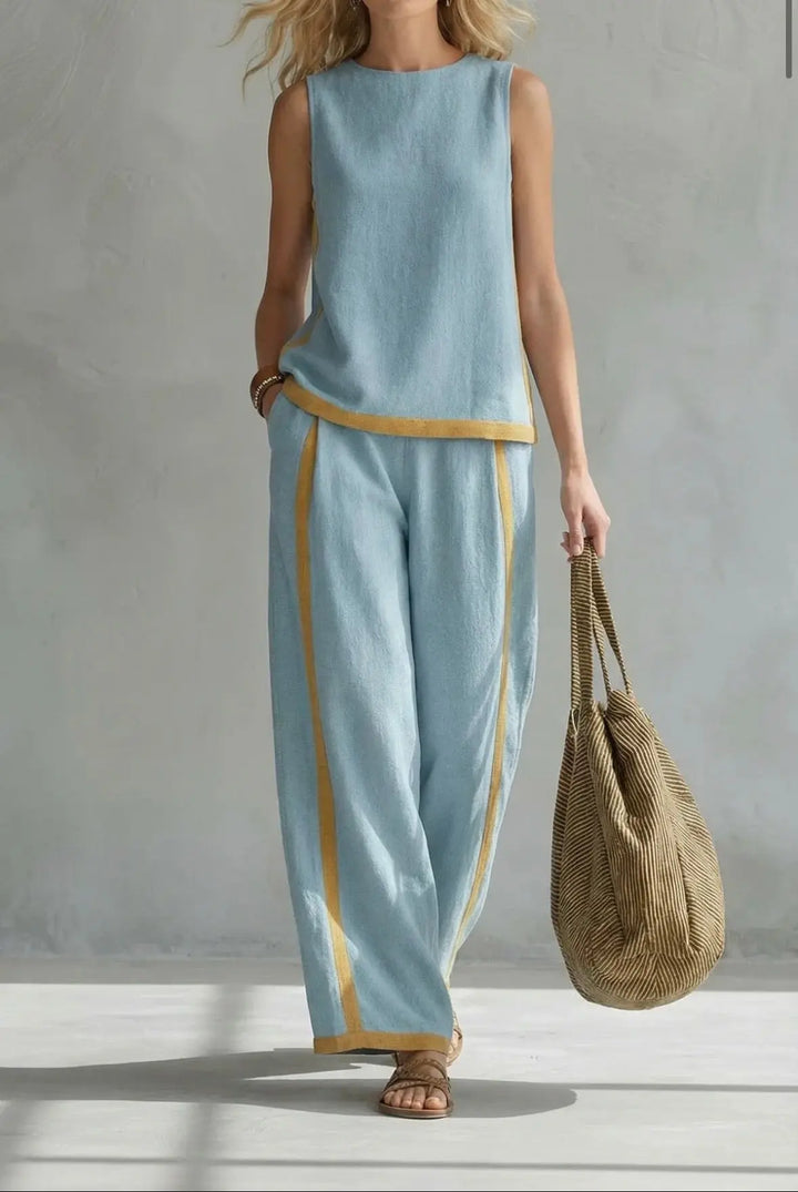 LEILA | Elegant Cotton and Linen Set CULT ÉIRE