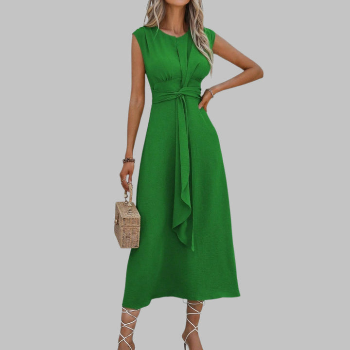 REESE™ | Elegant Sleeveless Round Neck Maxi Dress CULT ÉIRE