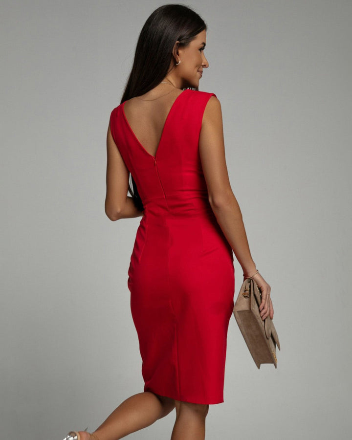 ADRIENNE | Elegant Draped Dress with Sculpting Silhouette CULTÉIRE DUBLIN