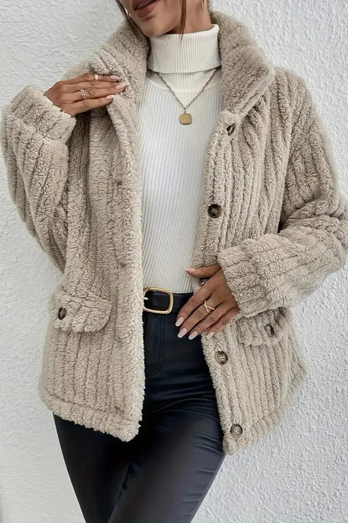 NOVA™ | Double-Sided Velvet Button Cardigan CULT ÉIRE