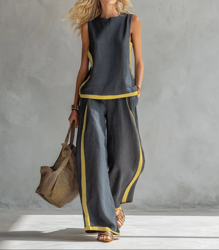 LEILA | Elegant Cotton and Linen Set CULT ÉIRE