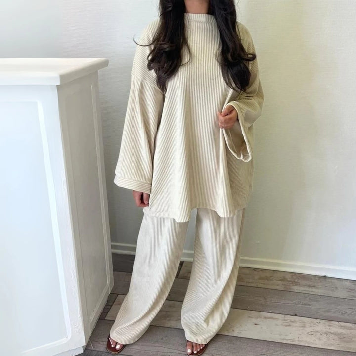 UNI™ - Casual Loose Top and Wide Leg Pants Set CULT ÉIRE