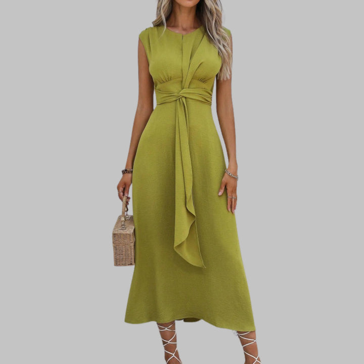 REESE™ | Elegant Sleeveless Round Neck Maxi Dress CULT ÉIRE