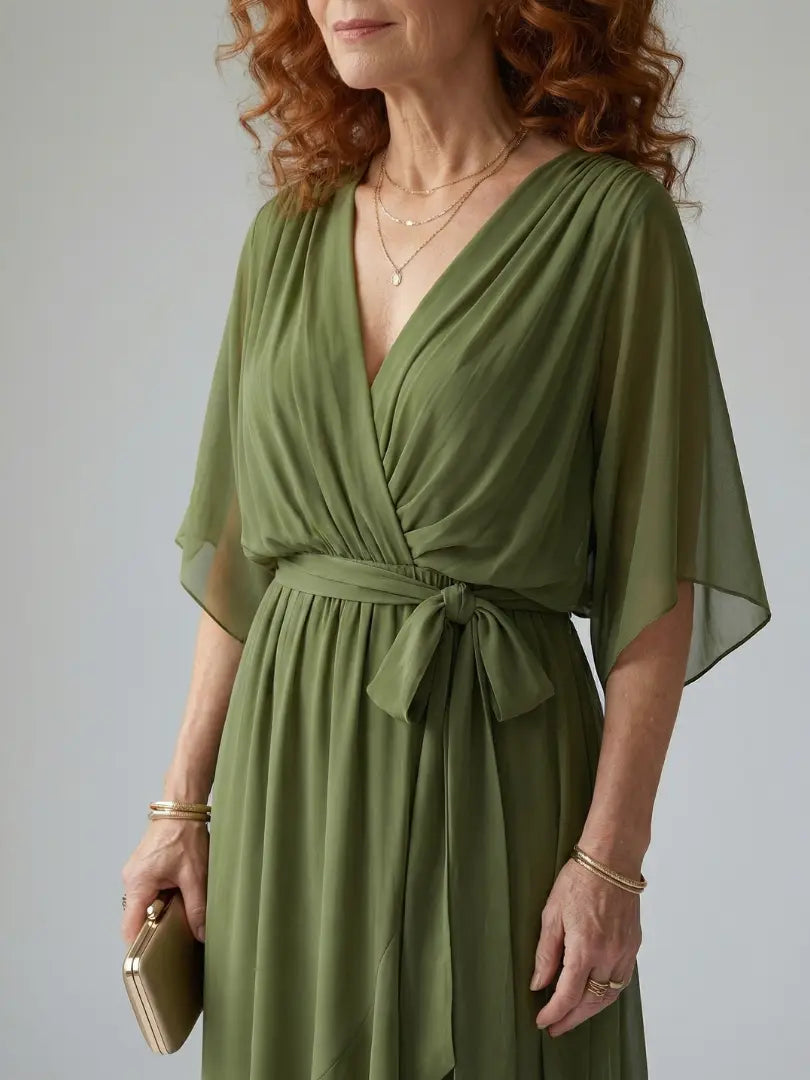 Elric | Light Drape Midi Dress CULT ÉIRE