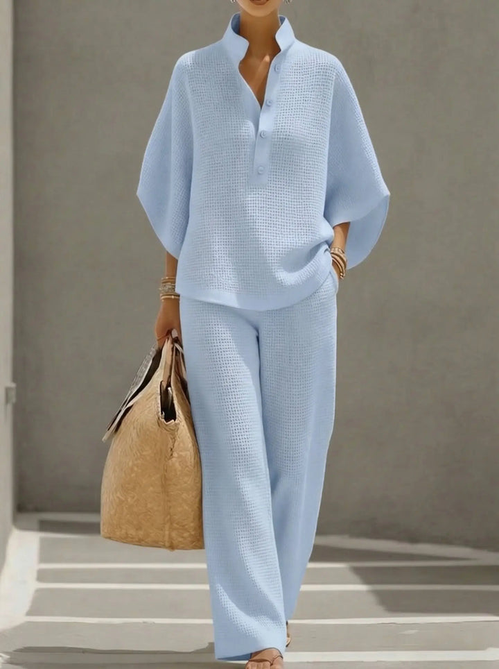 ELENA | Women’s Waffle Two-Piece Set CULT ÉIRE
