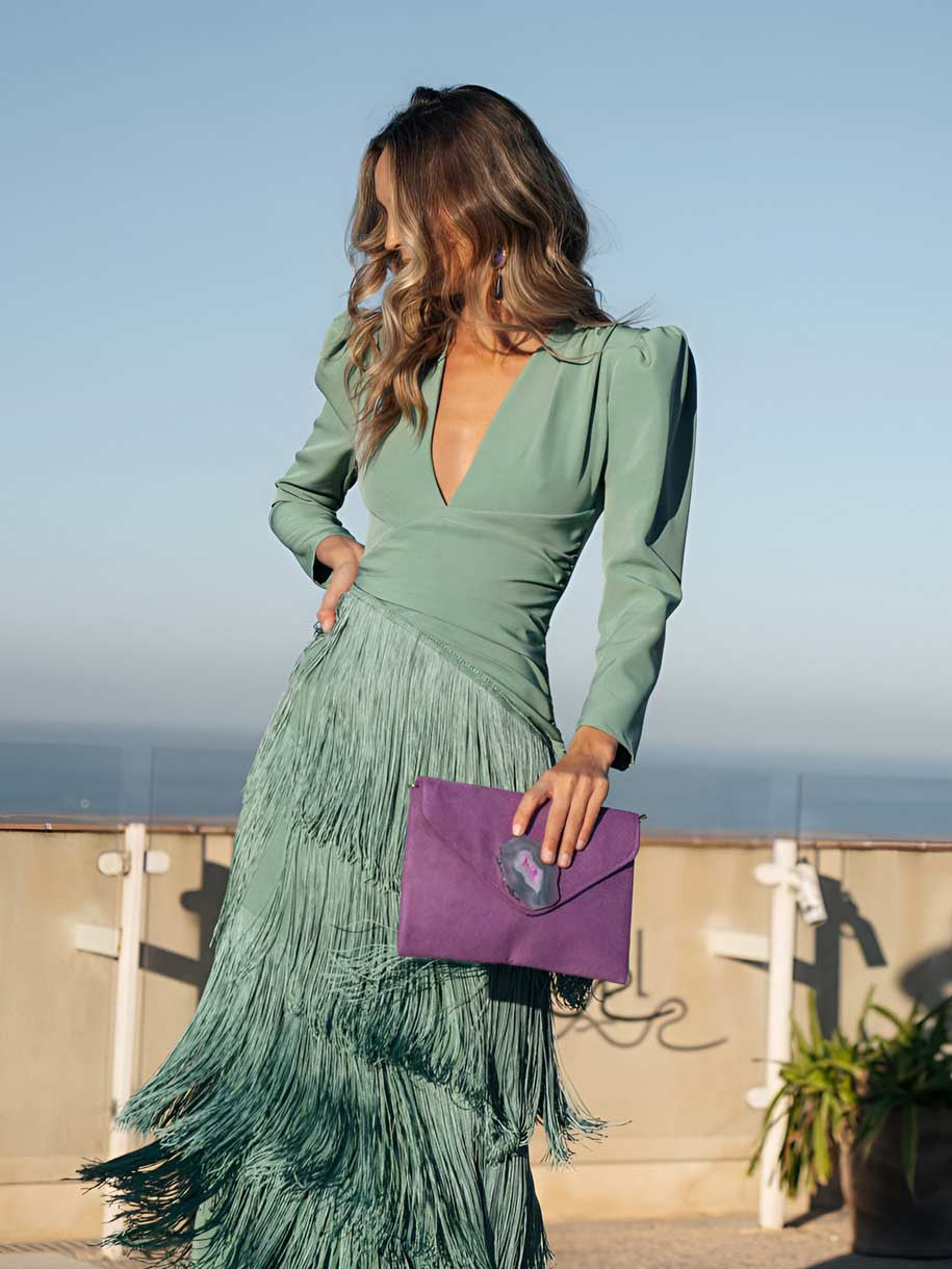 GENEVIEVE | Fringe Midi Dress CULTÉIRE DUBLIN
