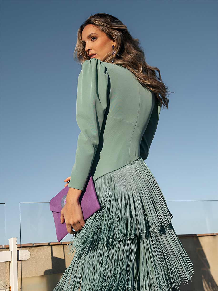 GENEVIEVE | Fringe Midi Dress CULTÉIRE DUBLIN