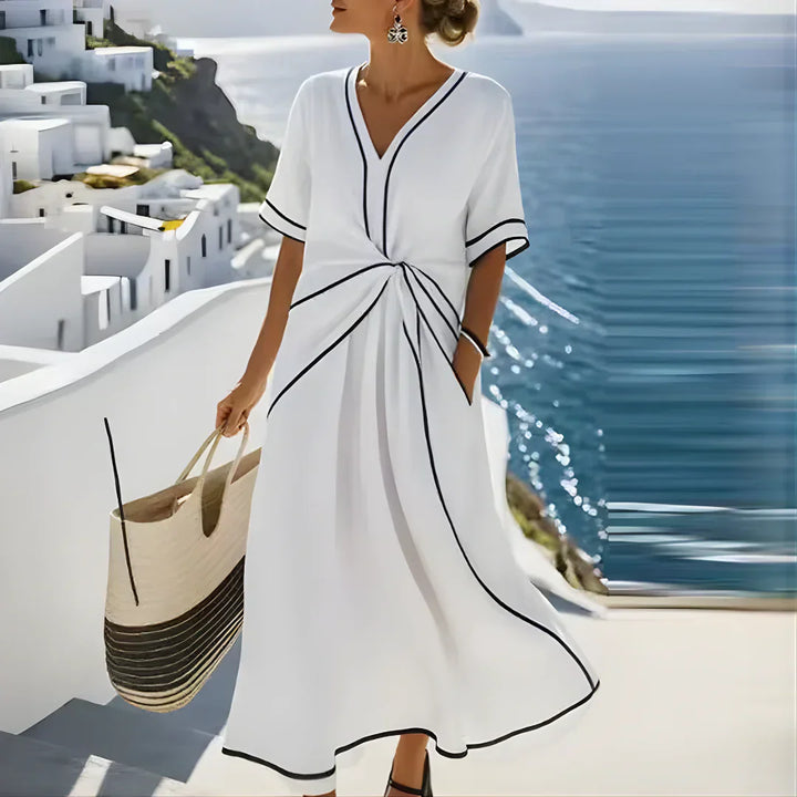Athena™ - Elegant Flattering Summer Dress CULTÉIRE DUBLIN