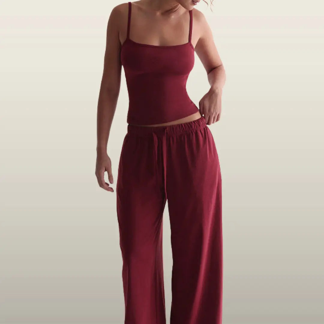 PATSY™ - Casual Sleeveless Top and Pants Summer Set CULT ÉIRE