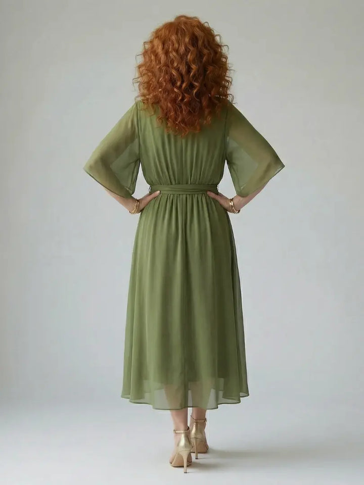 Elric | Light Drape Midi Dress CULT ÉIRE