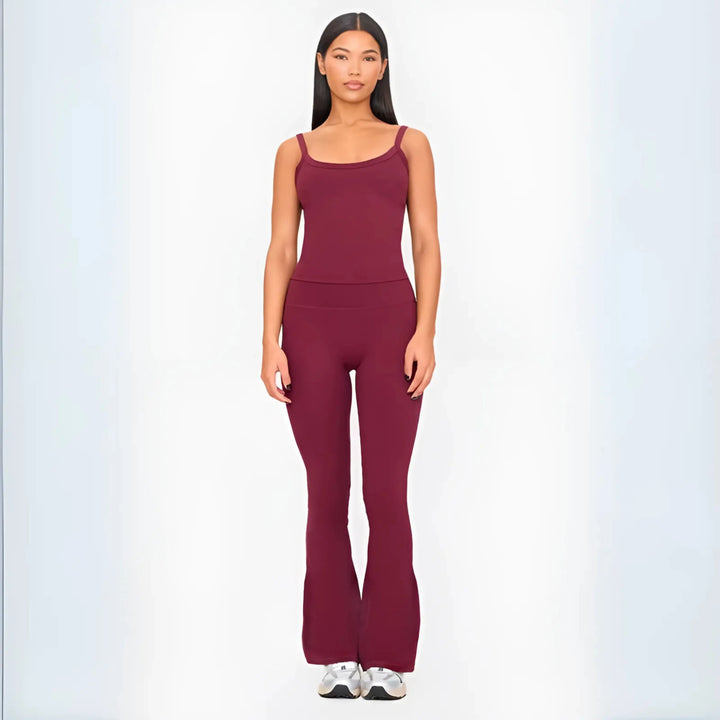 ARIANA™ - Casual Cami Top and Flare Leg Pants Set CULT ÉIRE