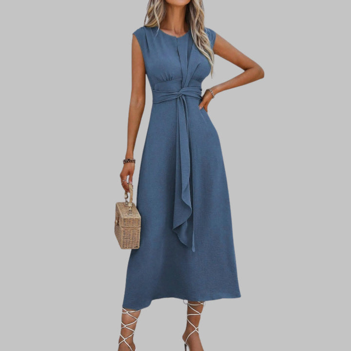 REESE™ | Elegant Sleeveless Round Neck Maxi Dress CULT ÉIRE