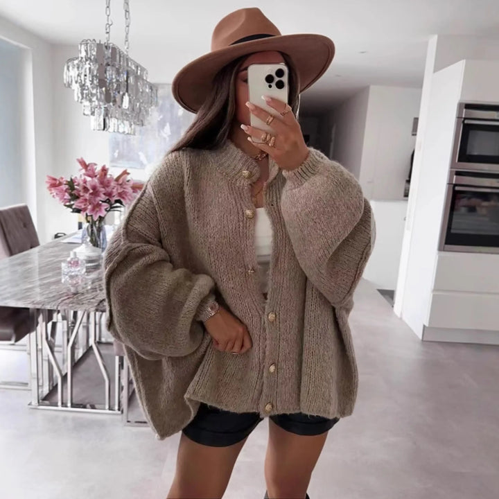 VANDANA™ - Classic Button-Down Long Sleeve Cardigan CULT ÉIRE