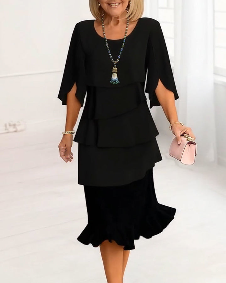 PATRICIA™ | Elegant Comfort Ruffle Dress CULTÉIRE DUBLIN