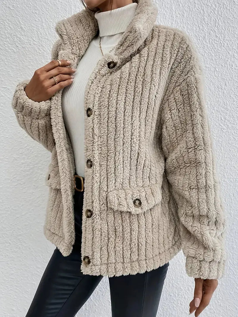 NOVA™ | Double-Sided Velvet Button Cardigan CULT ÉIRE