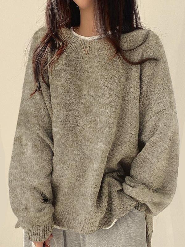 VIOLETTA™ - Cozy Long Sleeve Round Neck Knitwear Sweater CULTÉIRE DUBLIN