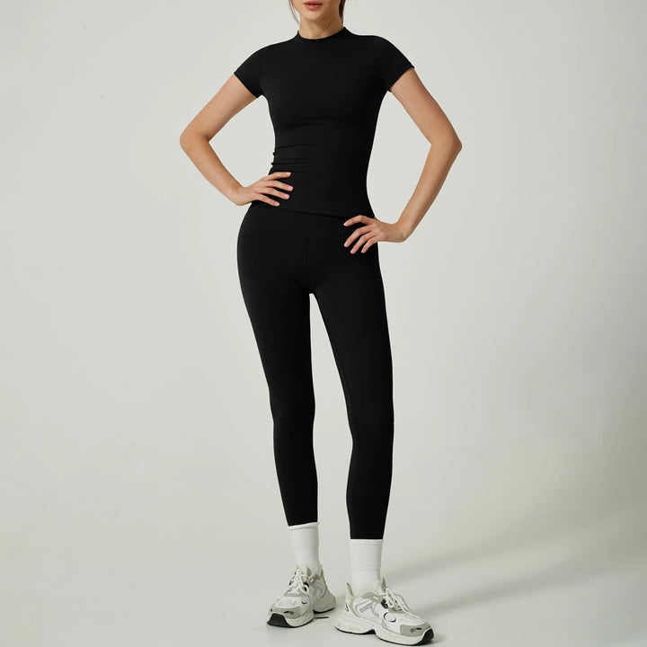 UBE™ - Casual Plain Top and Leggings Loungewear Set CULT ÉIRE