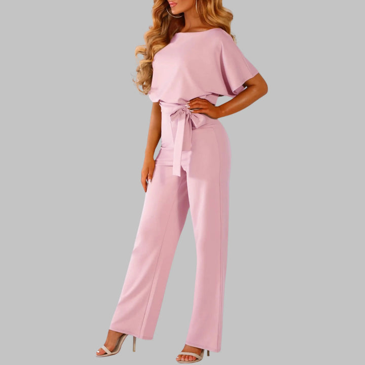 WANNON™ - Casual Tie Front Batwing Sleeve Jumpsuit CULT ÉIRE