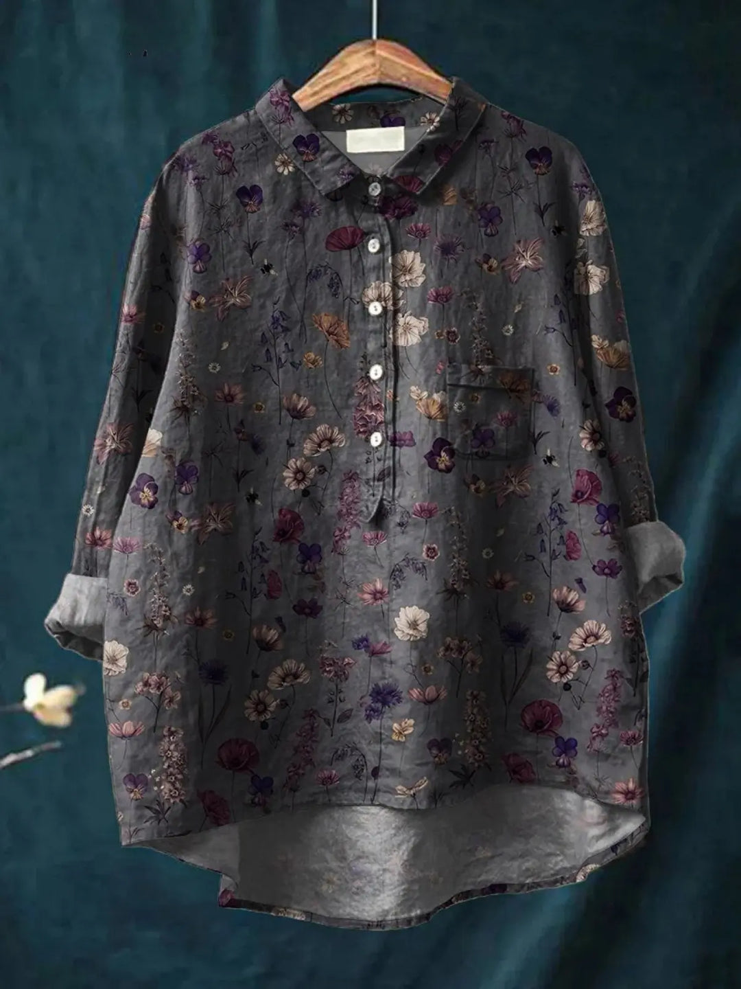 Mallory | Women's Floral Art Print Casual  Shirt CULT ÉIRE