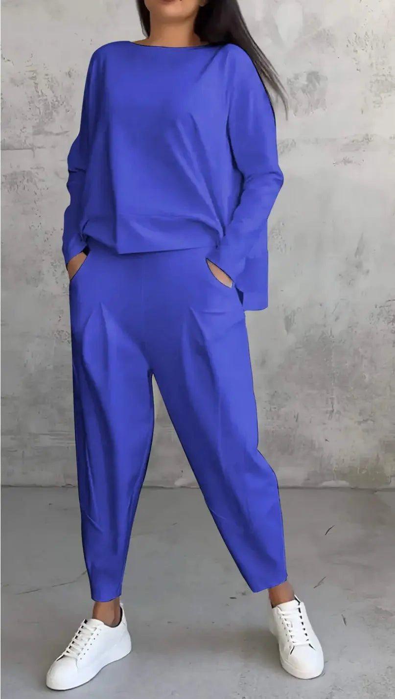 AMELIA | Casual Two-Piece Set with Round Neck and Long Sleeves CULT ÉIRE