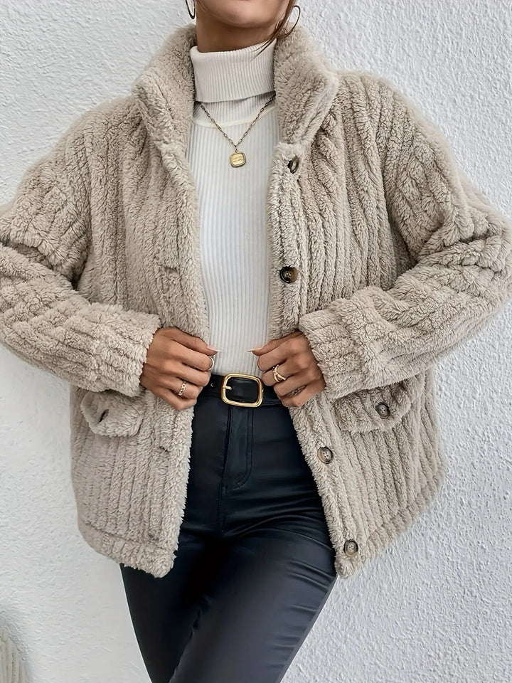 NOVA™ | Double-Sided Velvet Button Cardigan CULT ÉIRE