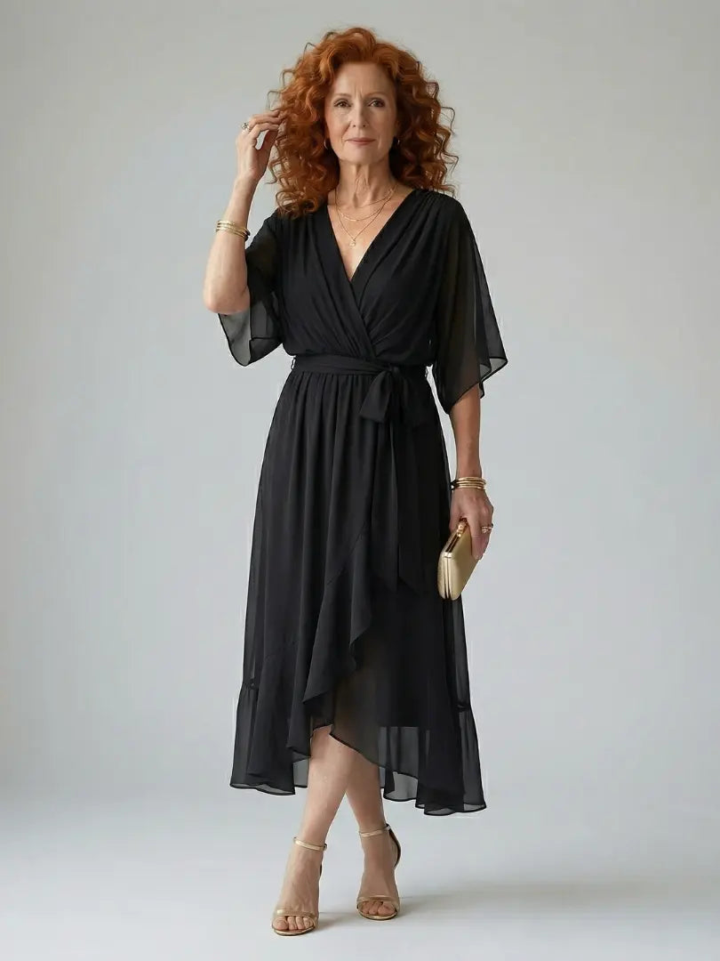 Elric | Light Drape Midi Dress CULT ÉIRE