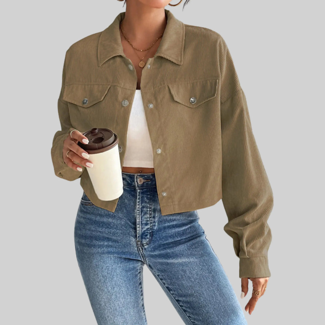 ESTRELLA™ – Classic Collared Button-Front Jacket CULT ÉIRE