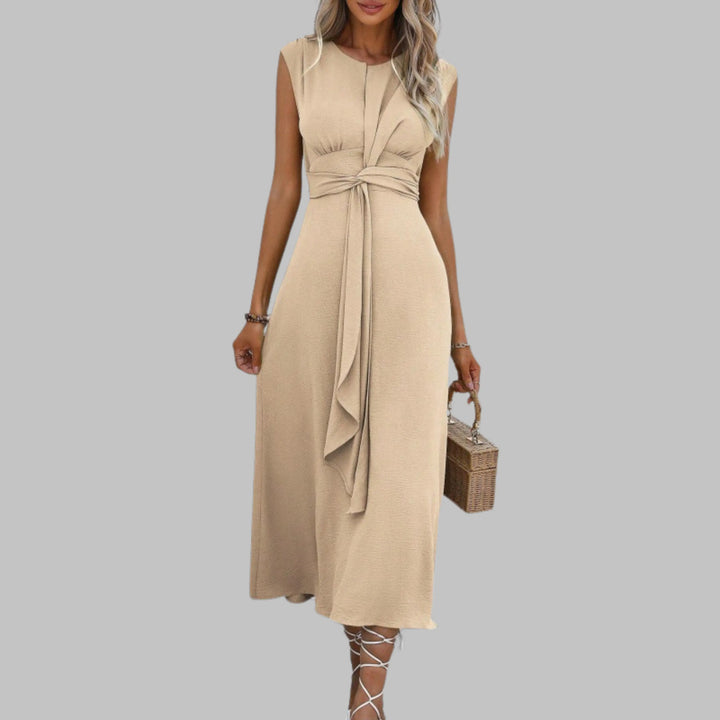REESE™ | Elegant Sleeveless Round Neck Maxi Dress CULT ÉIRE
