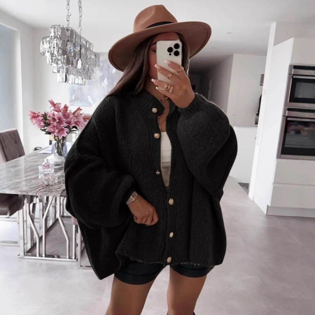 VANDANA™ - Classic Button-Down Long Sleeve Cardigan CULT ÉIRE