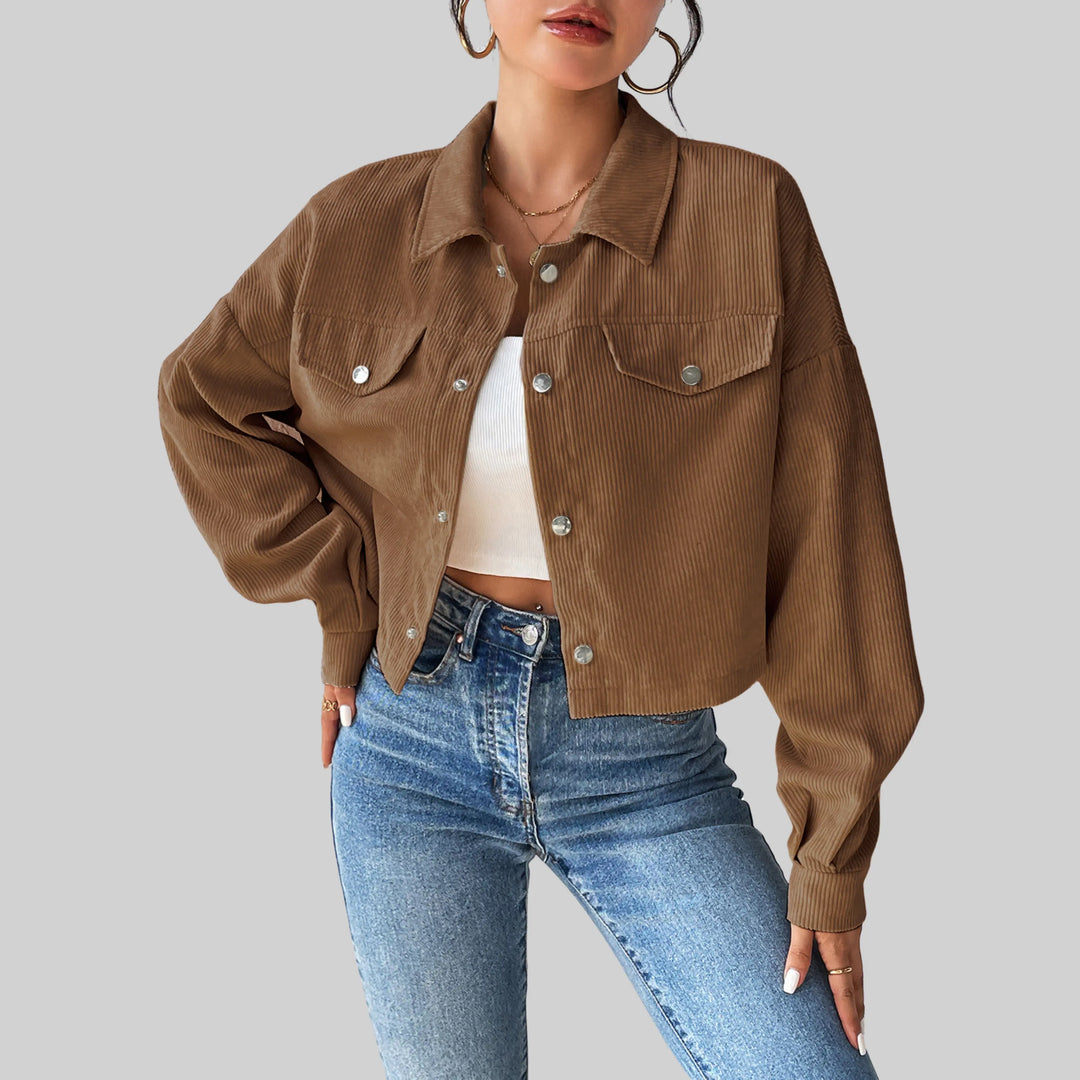 ESTRELLA™ – Classic Collared Button-Front Jacket CULT ÉIRE