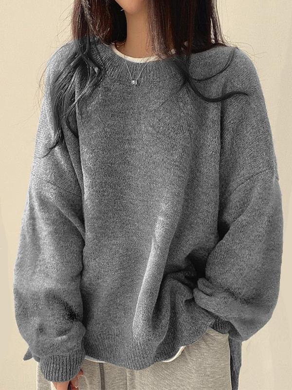VIOLETTA™ - Cozy Long Sleeve Round Neck Knitwear Sweater CULTÉIRE DUBLIN