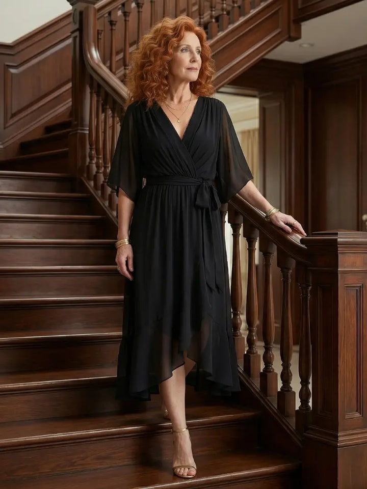 Elric | Light Drape Midi Dress CULT ÉIRE