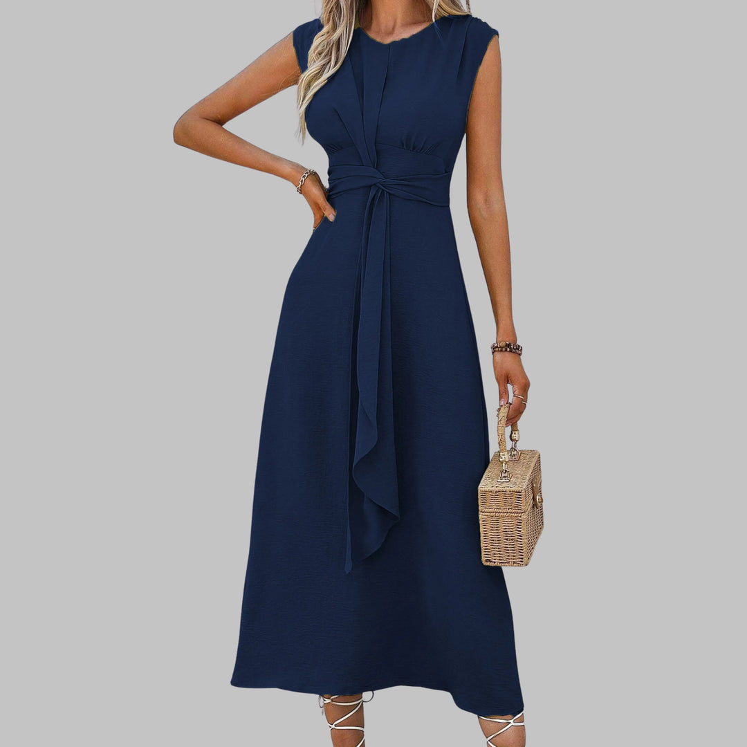 REESE™ | Elegant Sleeveless Round Neck Maxi Dress CULT ÉIRE