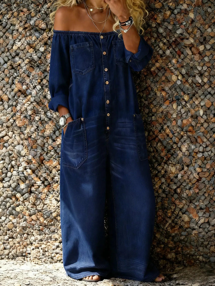 VERITY | Off-Shoulder Soft-Touch Jumpsuit CULT ÉIRE
