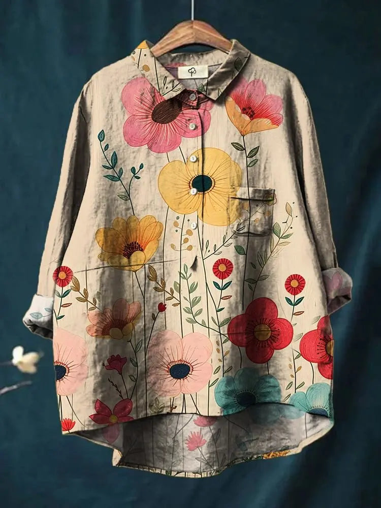 Mila | Women’s Bloom-Inspired Casual Shirt CULT ÉIRE