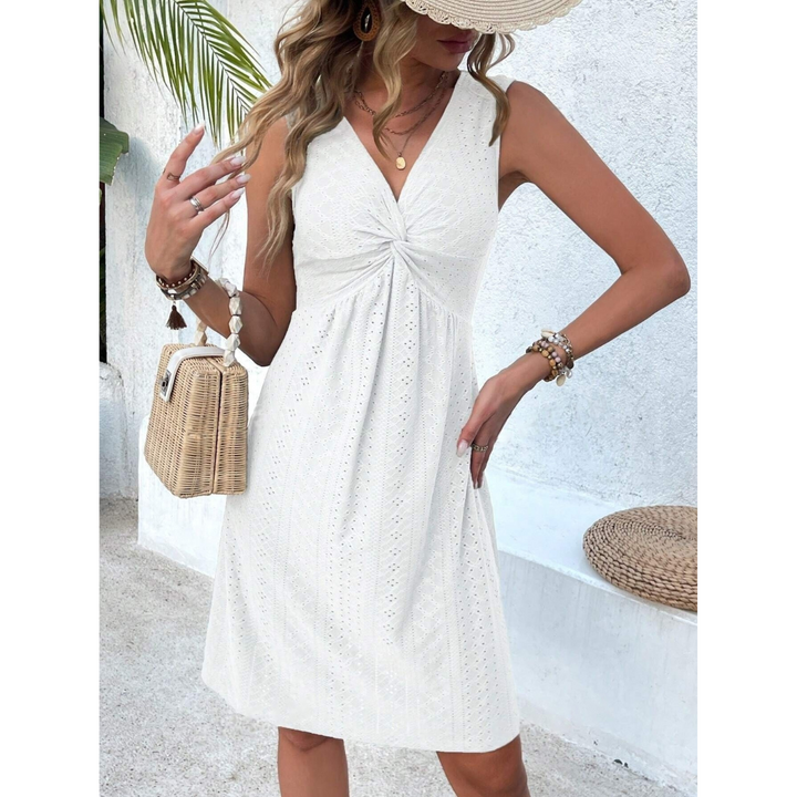 LIVIAS™ – Casual Ruched Sleeveless Summer Dress CULTÉIRE DUBLIN