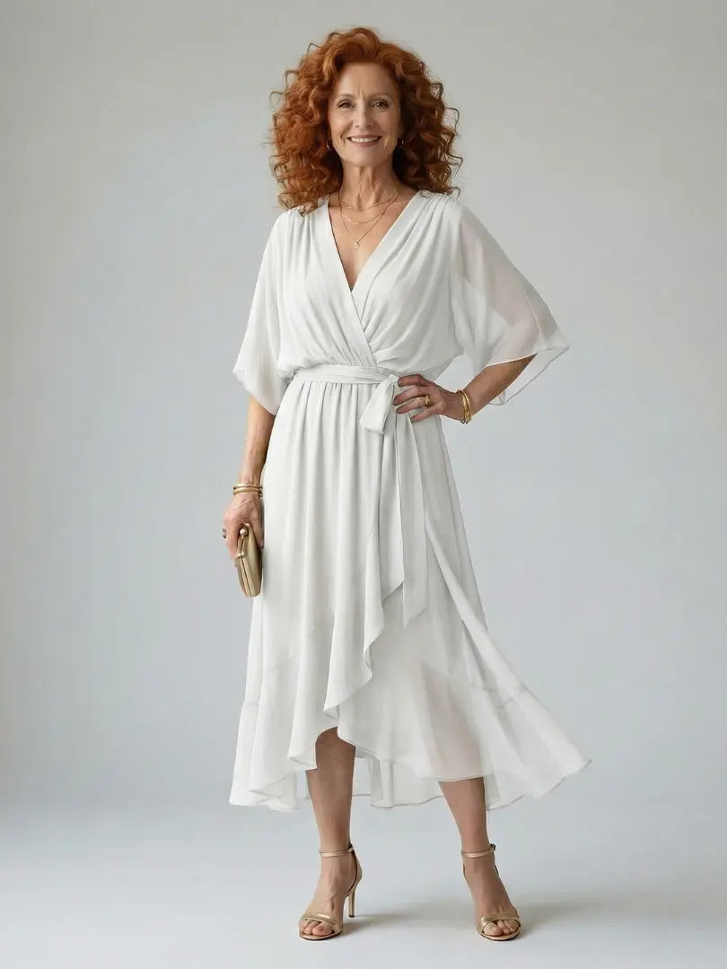 Elric | Light Drape Midi Dress CULT ÉIRE