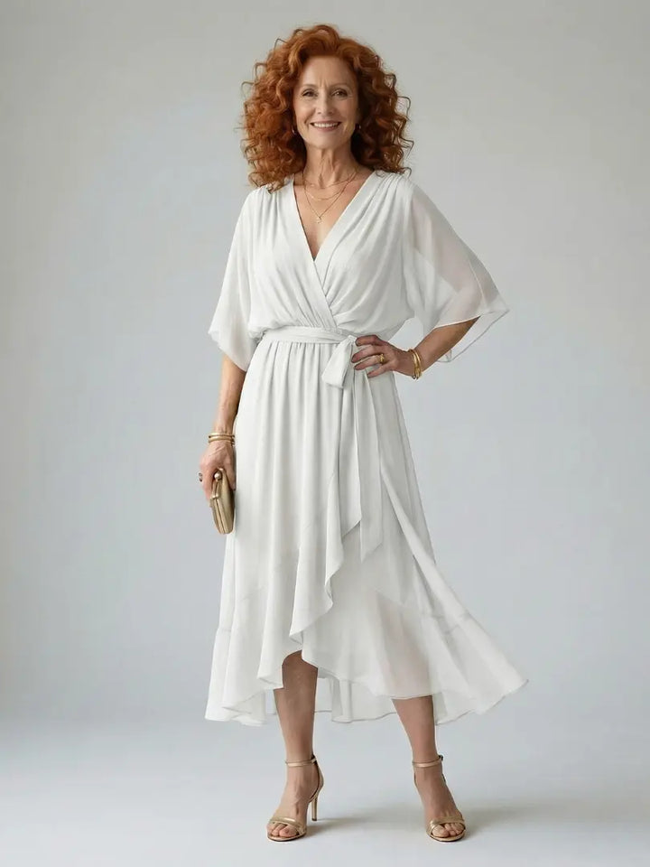 Elric | Light Drape Midi Dress CULT ÉIRE