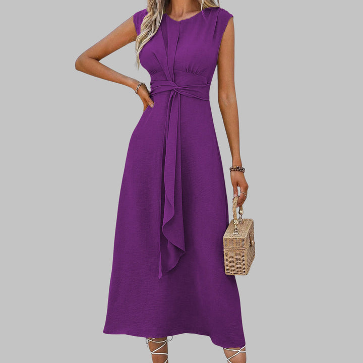 REESE™ | Elegant Sleeveless Round Neck Maxi Dress CULT ÉIRE