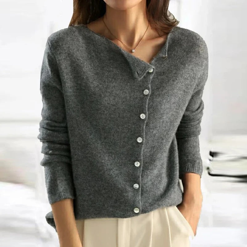 ANAIS™ | Luxe Buttoned Sweater CULTÉIRE DUBLIN