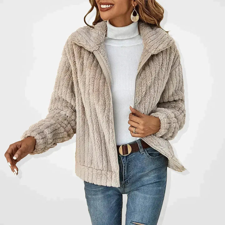 GENEVIEVE™ - Stylish Sherpa Jacket CULT ÉIRE