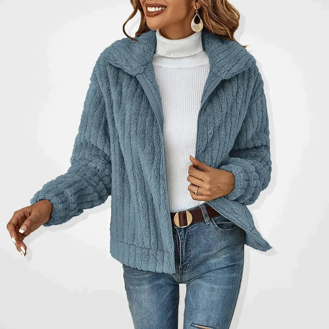 GENEVIEVE™ - Stylish Sherpa Jacket CULT ÉIRE