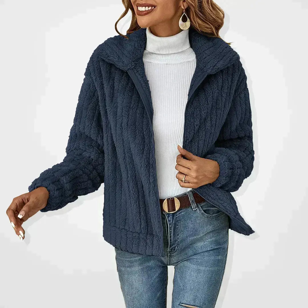 GENEVIEVE™ - Stylish Sherpa Jacket CULT ÉIRE