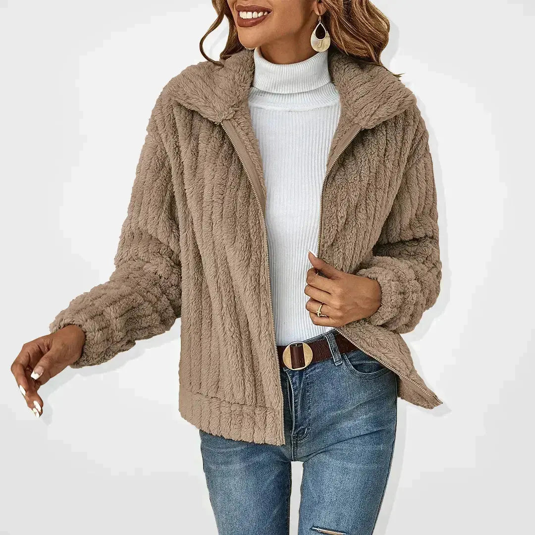 GENEVIEVE™ - Stylish Sherpa Jacket CULT ÉIRE