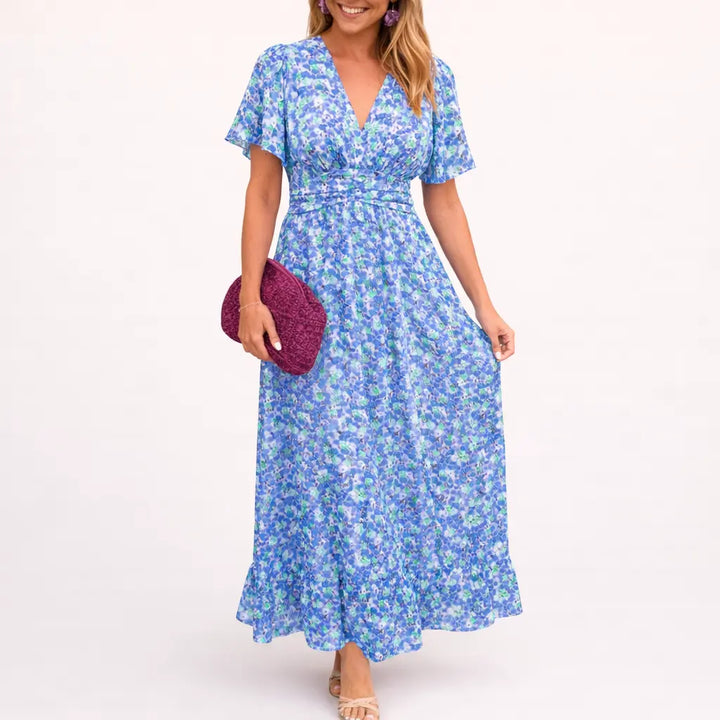 FAITH™ | Elegant Long Dress With Flowers CULT ÉIRE