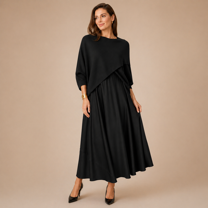 Clara | Elegant Layered Jumper and Midi Dress Set CULTÉIRE DUBLIN